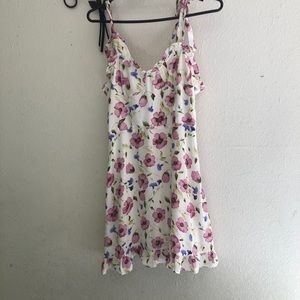 Forever 21 Floral Spaghetti Dress Side M